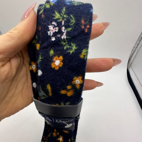 Original Penguin Floral Wool Tie - Navy Blue with Colorful Floral Print - Picture 2 of 10